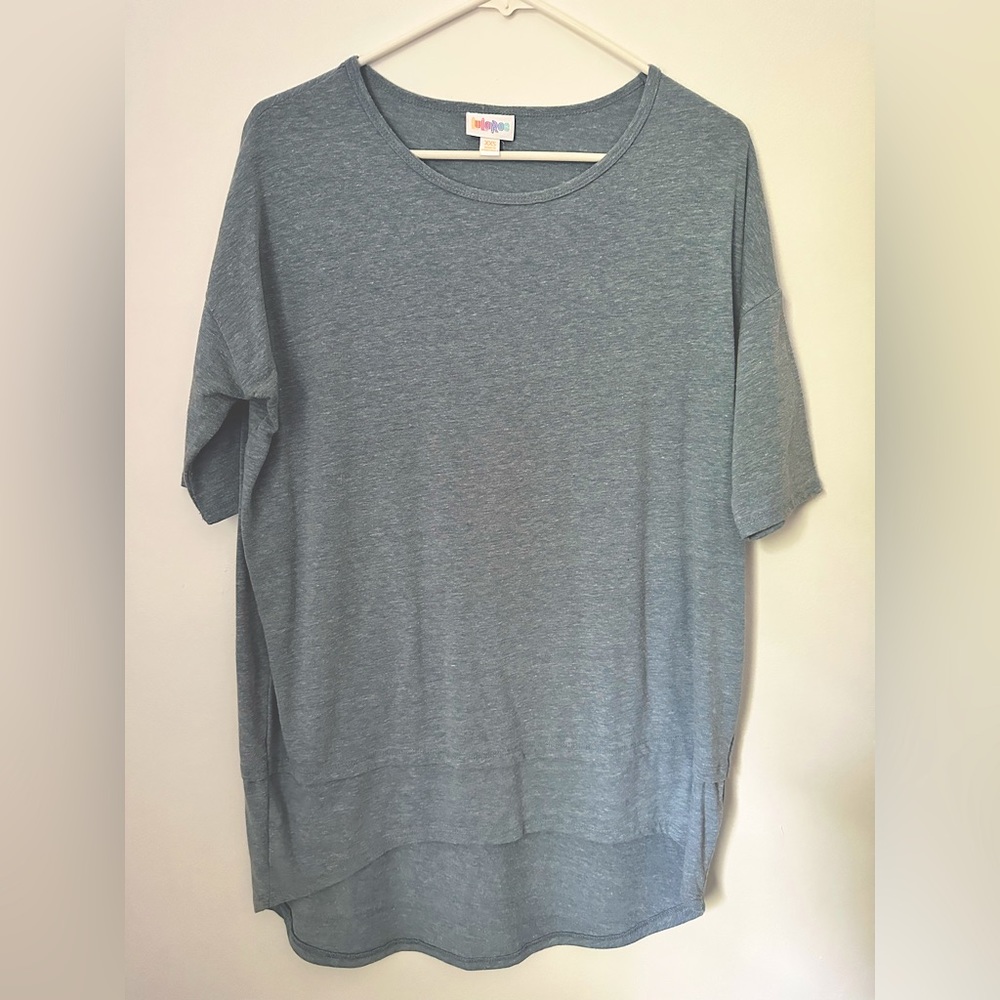 Heather Blue LuLaRoe Irma Tunic XXS